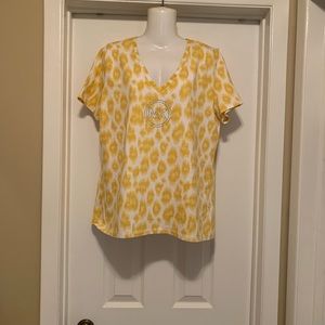 New Michael Kors T-Shirt with Studded Logo